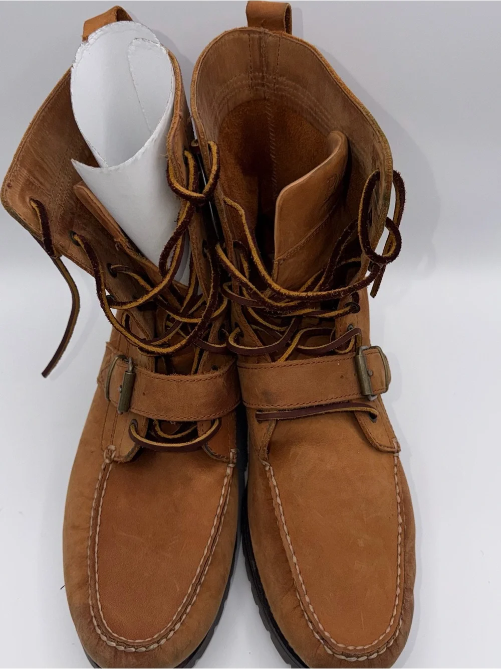 Polo Ralph Lauren Ranger Boots Tan Size 11.5D 812089030